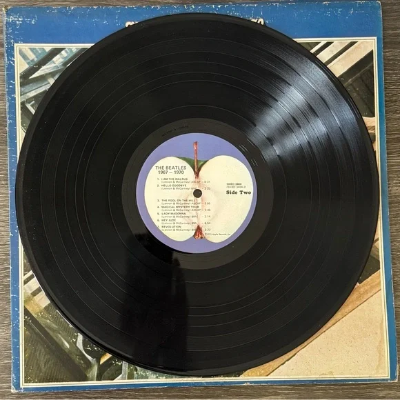 Vintage The Beatles 1967-1970 Vinyl Records - Picture 6 of 8